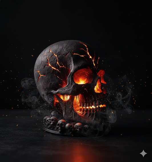SERAVIA MOLTEN SKULL LAMP - The Gift That Makes You Legendary
