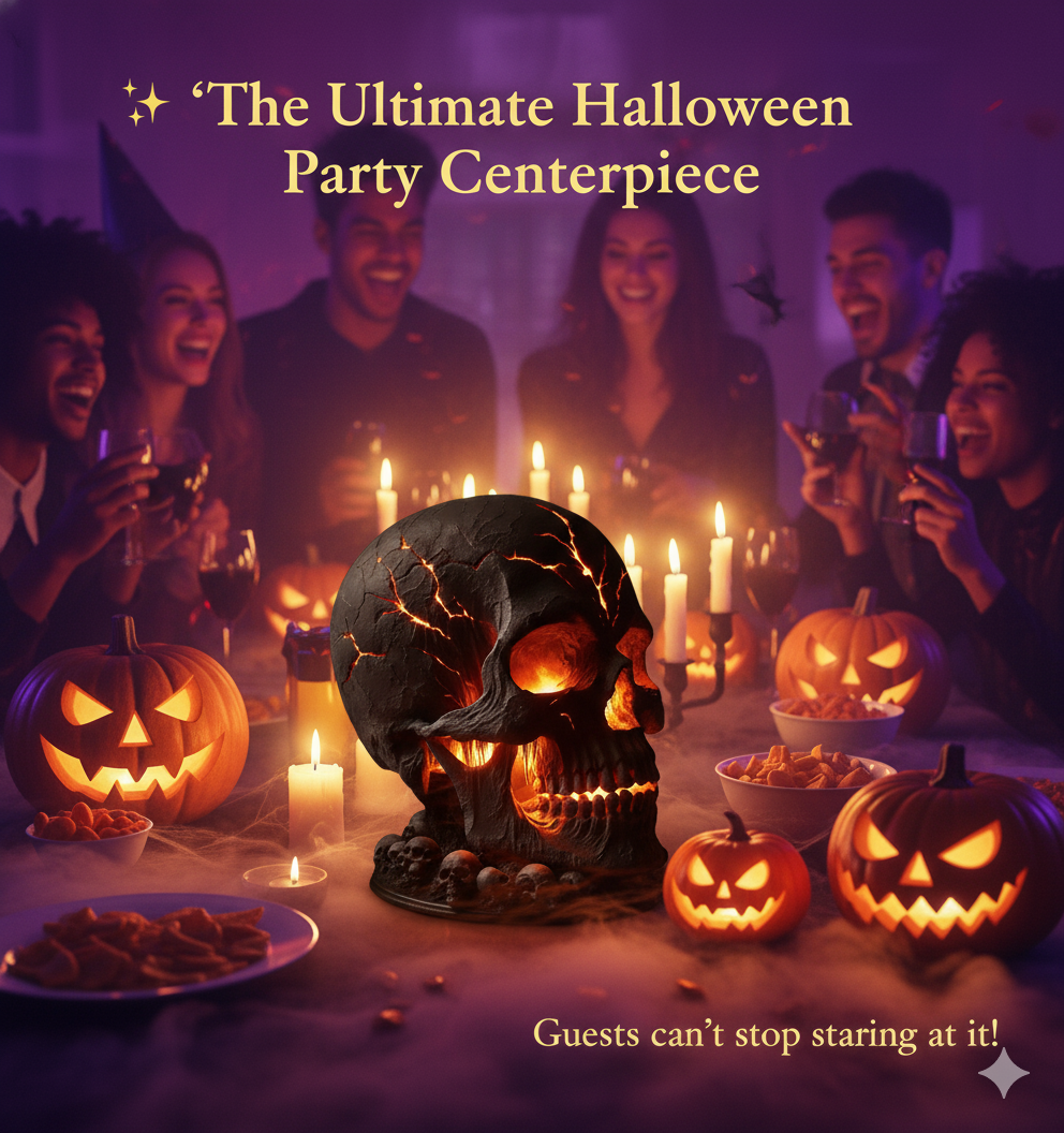SERAVIA MOLTEN SKULL LAMP - The Gift That Makes You Legendary