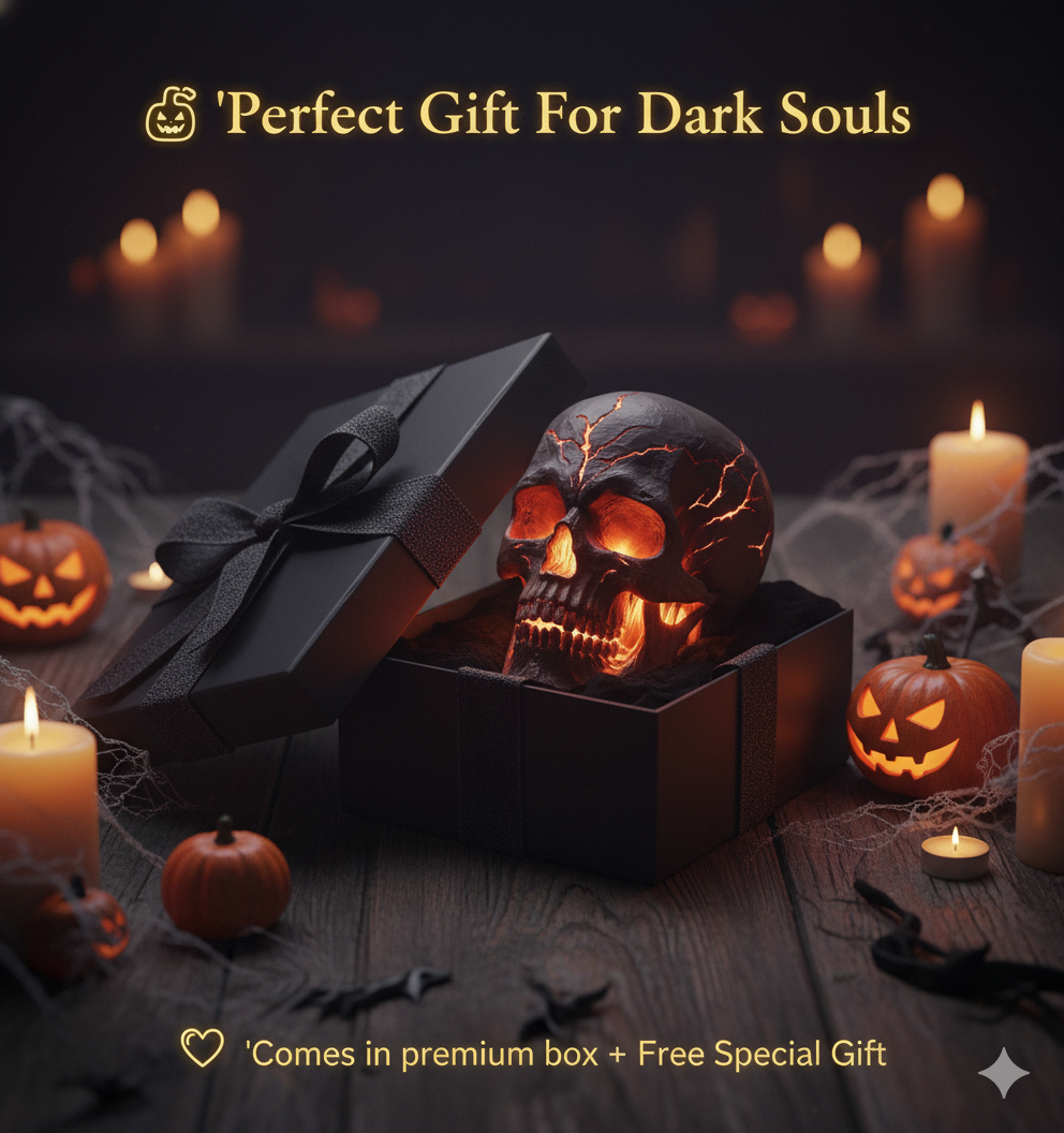 SERAVIA MOLTEN SKULL LAMP - The Gift That Makes You Legendary