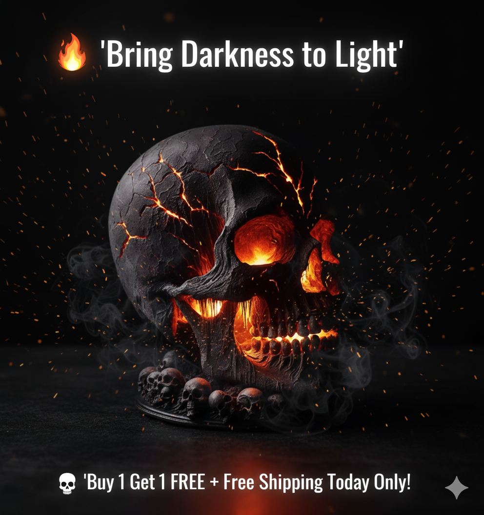 SERAVIA MOLTEN SKULL LAMP - The Gift That Makes You Legendary
